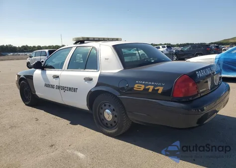 2011 Ford Crown Victoria Police Interceptor из США, поврежденный, VIN 2FABP7BV1BX109258